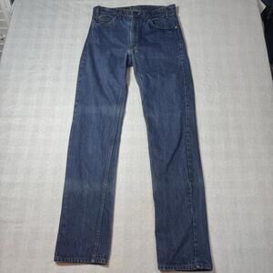 Vtg 70s Levi's 505 20505-0217 Orange Tab Jeans Denim Men's Fits 34x36 (32x34.5)